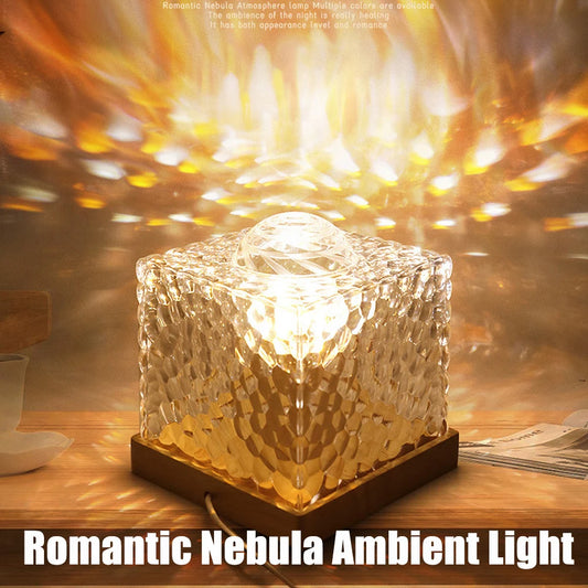 Flame Aurora Borealis Romantic Dynamic Rotating Decorative Light