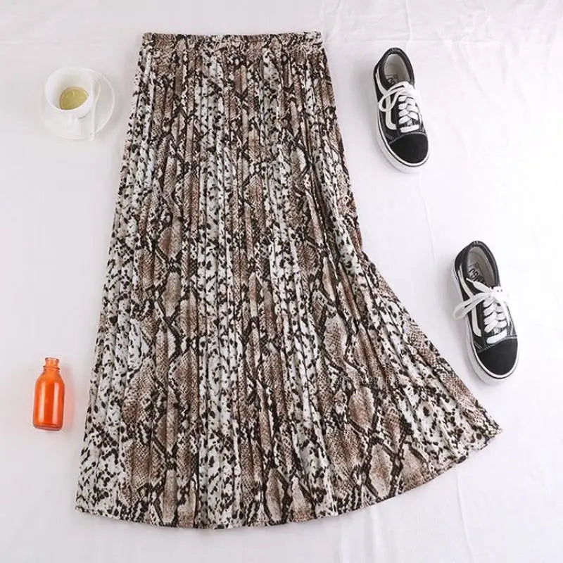 Leopard Printed Skirt For Ladies